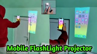 Mobile FlashLight Video Projector in any Mobile💯😱| FlashLight Hd video Projector app tutorial screenshot 4