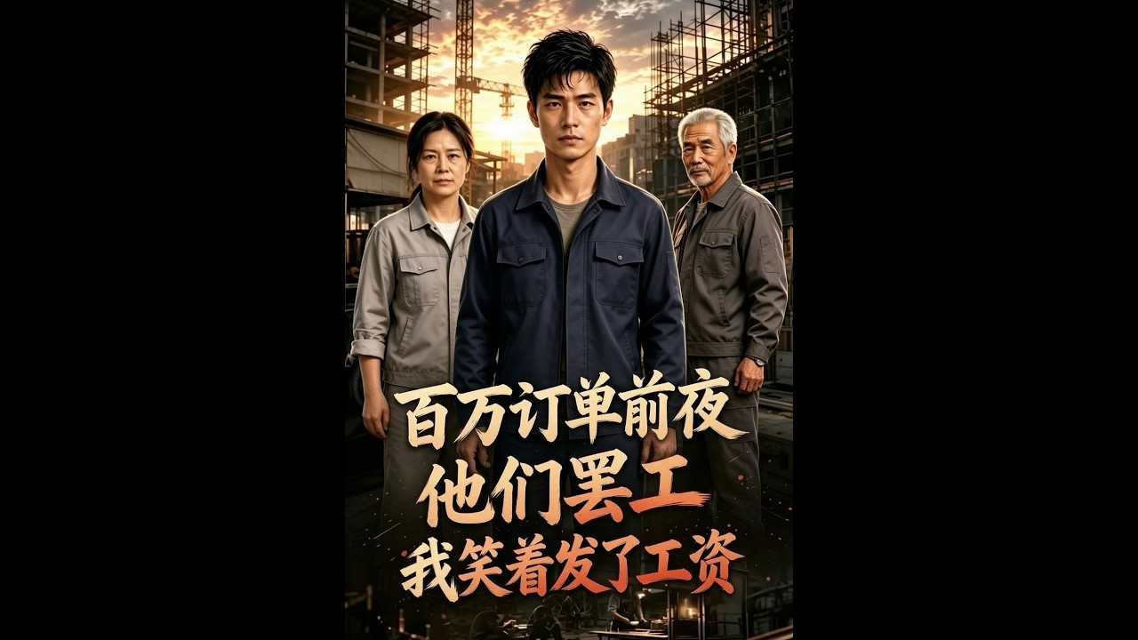 【最新AI剧】《百万订单前夜他们罢工，我笑着发了工资》一口气看完！ #全集 #AI漫剧#爽文 #逆袭 #热门短剧 #真人剧 #人生リセットの少年B