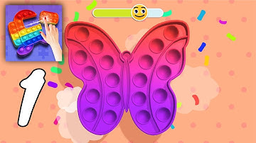 Pop It - Fidget Toy ASMR Game Gameplay Walkthrough #1 (Android, IOS)