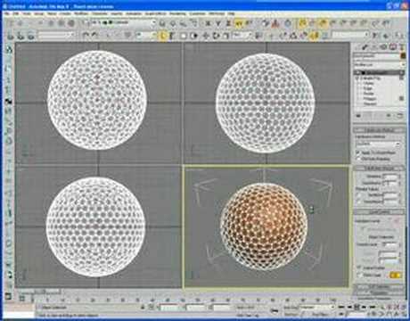 3ds max golfball modeling