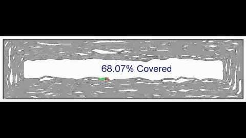Robot Coverage: Contour-Following With Uncertainty