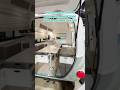 Retro-chic Happier Camper HC1. Lightweight fiberglass with a modular interior. Tow and go! #caravan