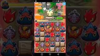 Pokémon Shuffle - Leafeon Itemless. Stage 589.