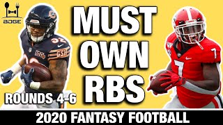 MUST Own (Mid-Round) Running Backs in 2020 Fantasy Football