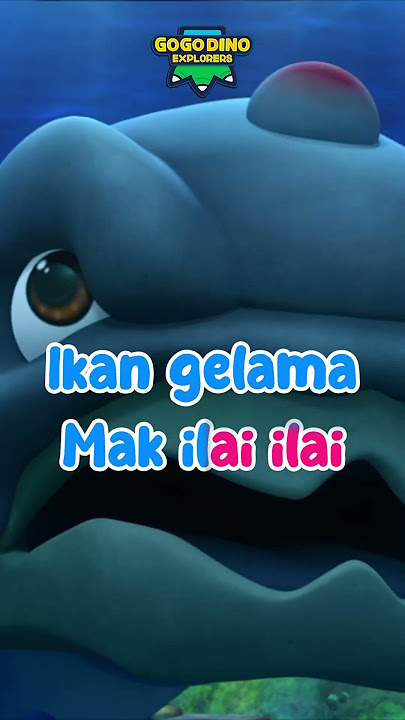 🎶Jom menyanyi Lagu Ikan Kekek Mak Iloi Iloi bersama! 🐟#gogodino #IKANKEKEK #MalayNurseryRhymes