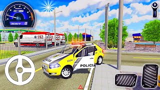 Br Policia Simulator - Brazil Police Car Driving Game 3D | Android Gameplay screenshot 2