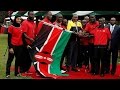 Kenya uhuru hands over flag to rio team