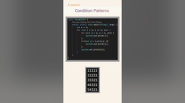Java Patterns 💡 #java #javawithvk #ai #fyp #code #coding #programming #learning