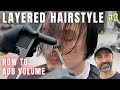 How to Add Volume to Flat Hair - Best Men’s Layered Hairstyle 2025 | Jason Makki Salon in Dubai ☆