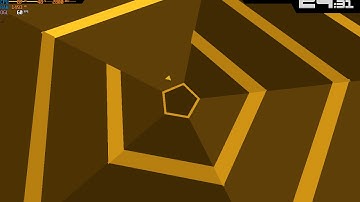 Super Hexagon Hard Mode Full Gameplay 72 Seconds
