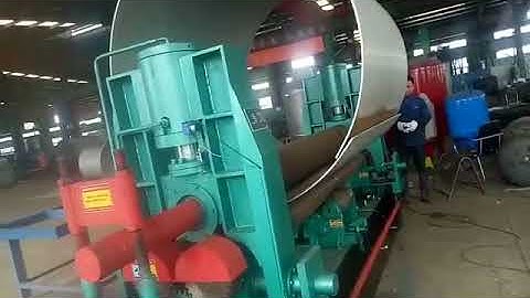 universal 3 roller plate rolling machine with prebending