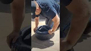 doubling a tire for a derby car