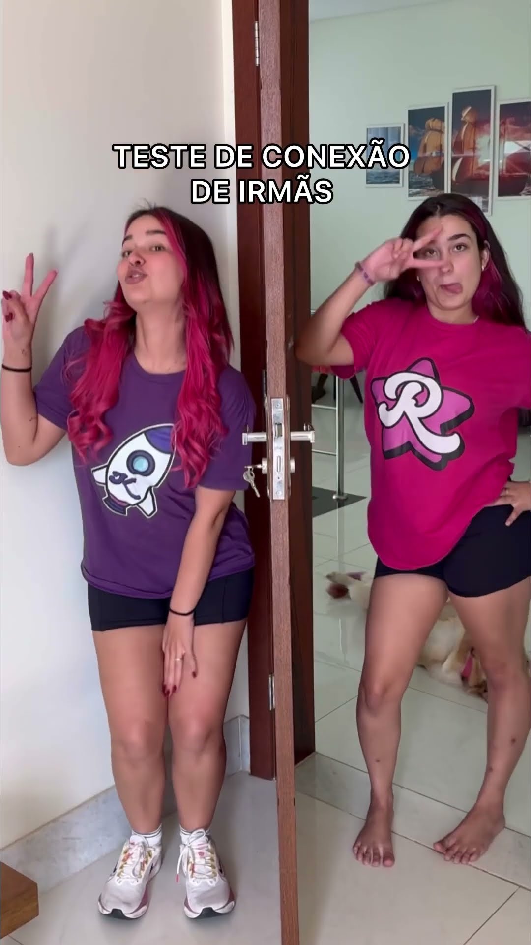 TESTE DE CONEXÃO DE IRMÃS *Emilly Vick e Katlen