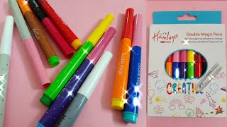 Double magic pens | Review of double magic pens from Hamleys