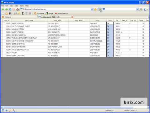 Kirix Strata: Opening and Using Text-delimited Files (e.g., CSV, TSV)