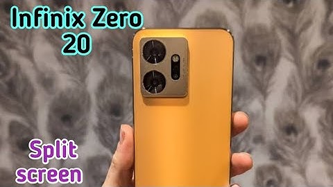 Split Screen Enable In Infinix Zero 20, How To Enable Dual Screen In Infinix Zero 20,