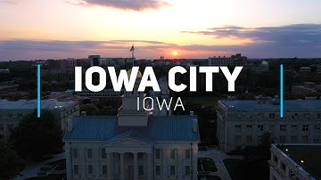Iowa City and The University of Iowa | 4K drone footage