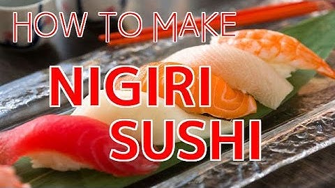 How to Make Nigiri Sushi 【Sushi Chef Eye View】