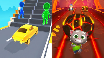 Shape shifting VS Talking Tom Time Rush Android iOS Gameplay Ep3