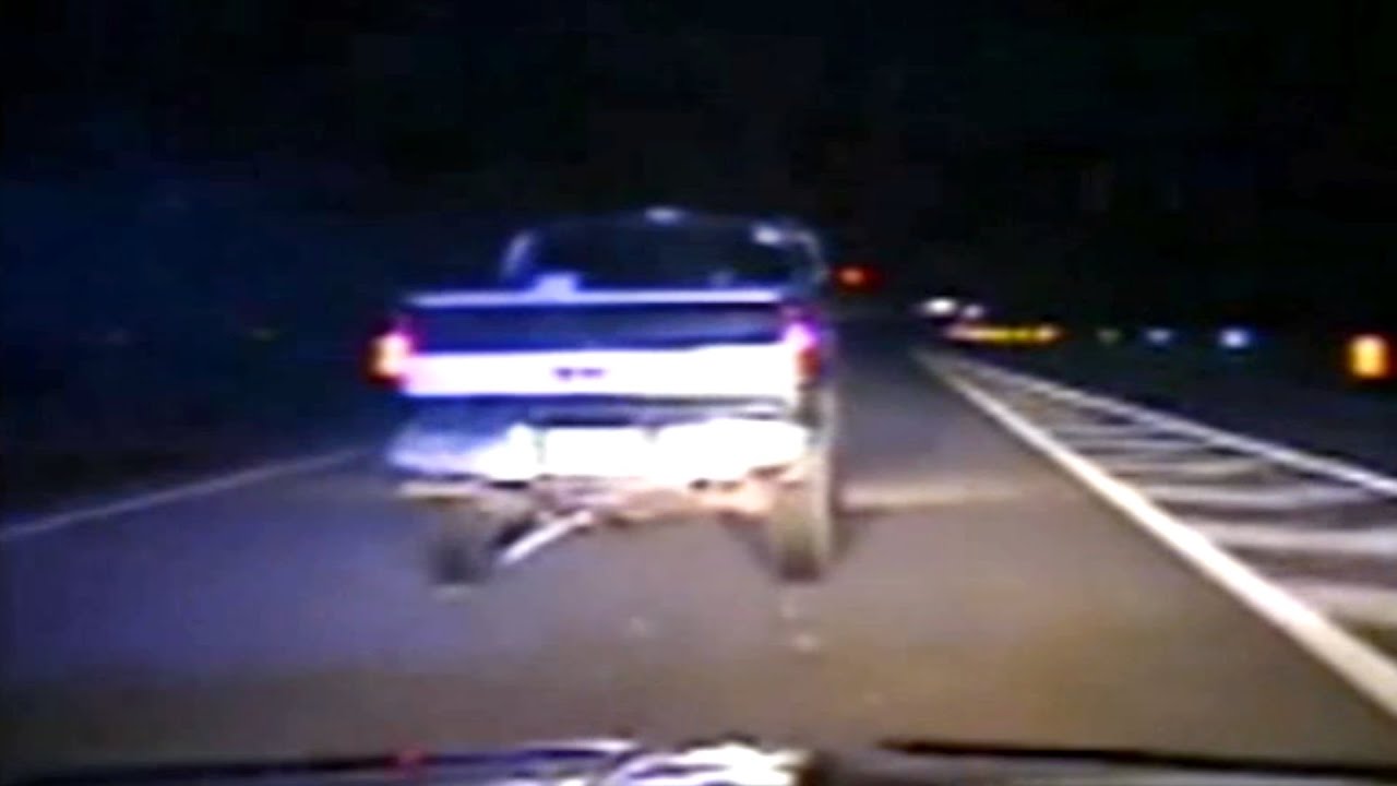 Dashcam Shows Trooper Use PIT Maneuver To End High Speed Chase - YouTube