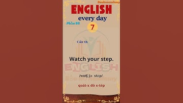 ENGLISH EVERY DAY 86#TiengAnhOnline #tienganhchonguoibatdau  #tienganh #tienganhgiaotiep