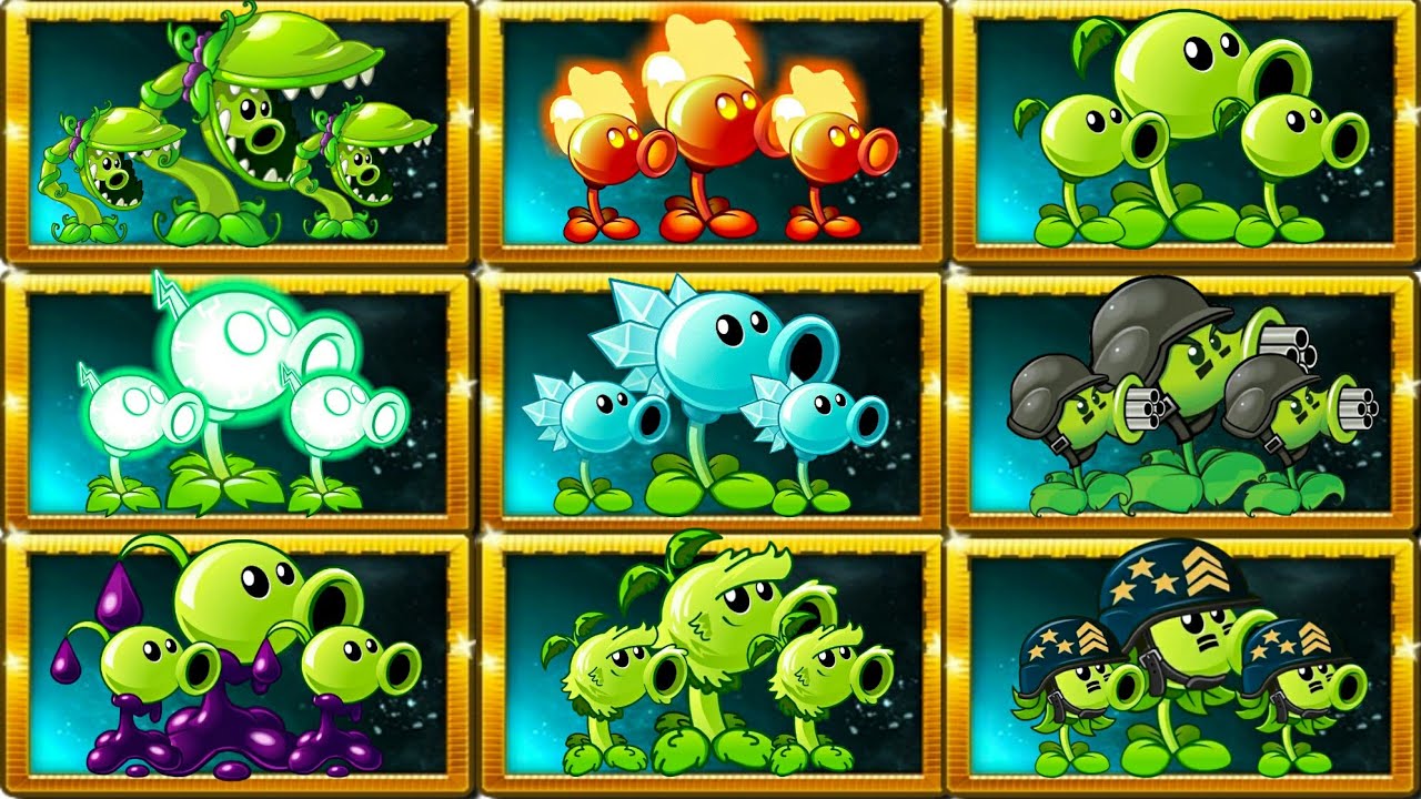 99999 Giga Gargantuar vs All Peas vs Dr. Zomboss | Plants vs Zombies ...
