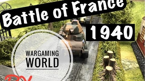 Battle of France 1940 - Chain of Command - Wargaming World 2021