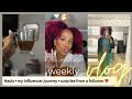 Weekly vlog   surprise from a subscriber  hauls  content creator journey
