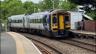 158903 Northern trains 1L53 Leeds to Lincoln 13:29 Lea Road 20/5/2024
