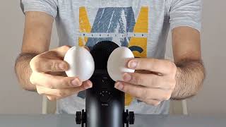 egg sound ASMR / brushing on egg / special feeling / egg tapping