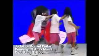 3 anak manis si monyet pintar