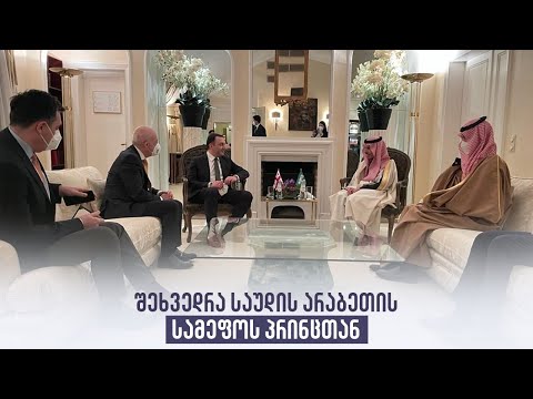 შეხვედრა საუდის არაბეთის სამეფოს პრინცთან