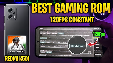 Best 120FPS Gaming Custom ROM for Redmi K50i 🔥 | Smooth Performance & Battery Life Review 2025