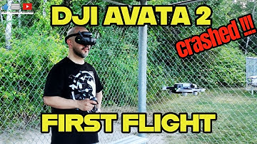 FIRST TIME FLYING DJI AVATA 2 FPV Drone and I Crash It INSTANTLY!