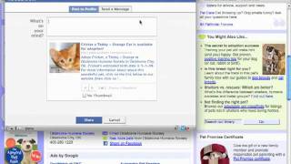 How to Share a Petfinder.com Adoptable Animal on Facebook