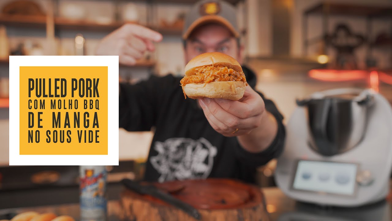 O melhor lanchinho de Festa de Criança pra ADULTO! Pulled Pork com molho BBQ de Manga | Só Vide #317