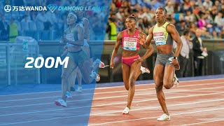Shericka Jackson grabs shock meeting record in Rome 200m Shericka Jackson grabs shock meeting record in Rome 200m