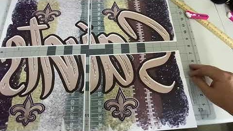 How I lined up my images for sublimation printing