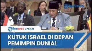 🔴 Wakili Jokowi, Prabowo Tegas Kutuk Israel di Hadapan Pemimpin Dunia saat Hadiri KTT Yordania