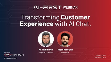 AI-First Webinar: Transforming Customer Experience with AI Chat