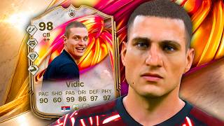 98 FUTTIES Icon Vidic FC 26 Player Review screenshot 5