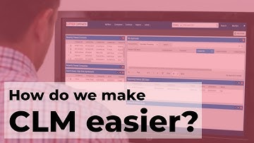 Contract lifecycle management overview