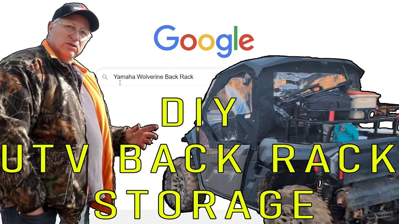 Dyi Utv Storage Rack 506SXS & ATV - DIY UTV Back Rack Extra Storage Yamaha Wolverine - YouTube