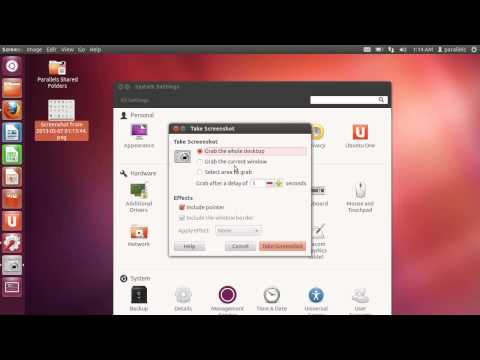 Video: So Erstellen Sie Einen Screenshot In Ubuntu