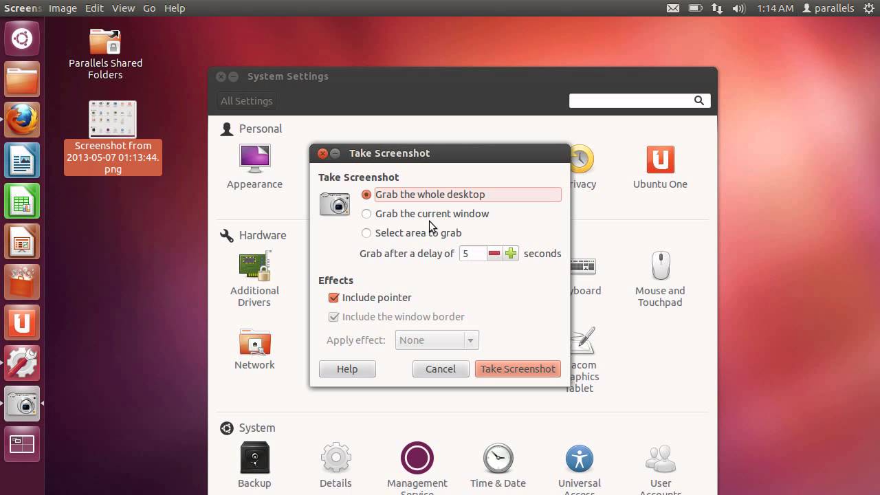 Ubuntu Screenshot Screen Capture how-to-screenshot.com YouTube