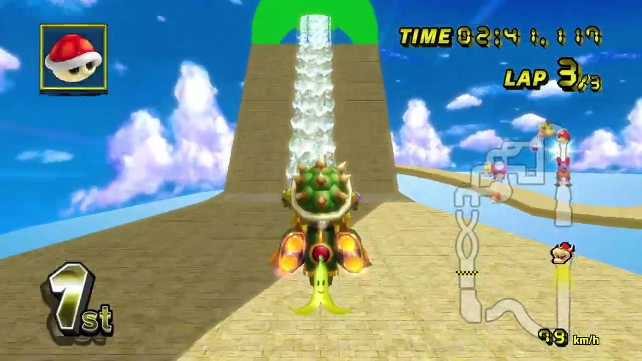 Mario Kart Wii (Faraphel) Custom Tracks - 150cc (1 Player) #32 with Bowser