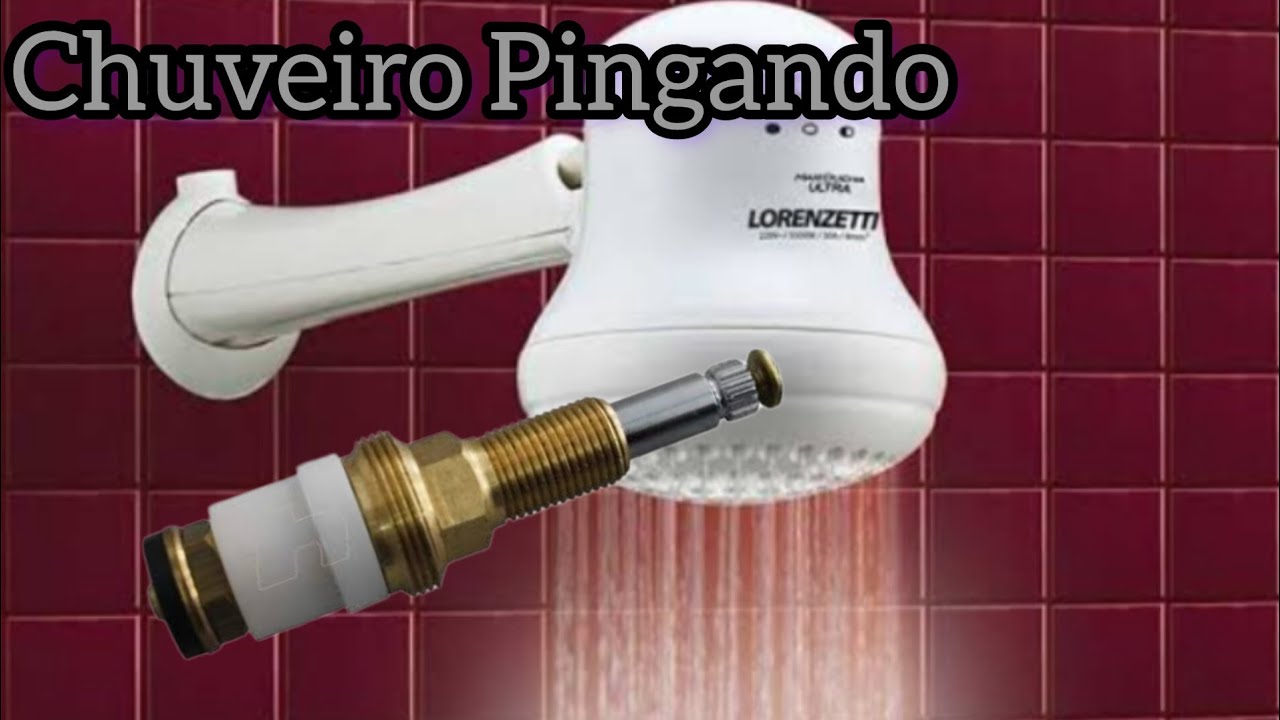 Chuveiro Pingando Troca do reparo do registro