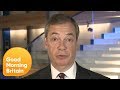 Nigel Farage Calls on Theresa May to Resign Amid Brexit Defeat | Good Morning Britain