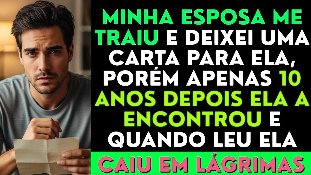 Mi Esposa Me Traicionó y Le Dejé Una Carta, Pero 10 Años Después Ella la Encontró y