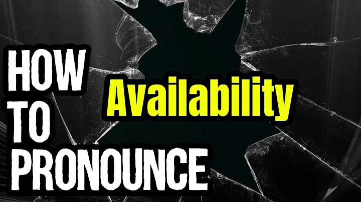 How To Pronounce Availability? (CORRECTLY) Meaning & Pronunciation